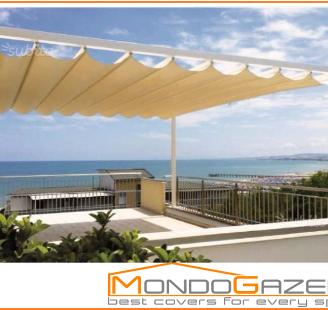 Pergolcasa PLAYA 4x5 pompeiana gazebo acciaio