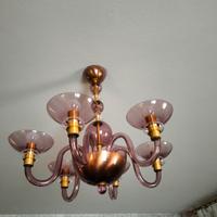 Lampadario vetro di Murano 