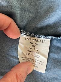 Camicia bimbi paciotti 4us originale anni 6