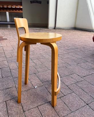 3 Sgabelli K65 di Alvar Aalto per Artek, F
