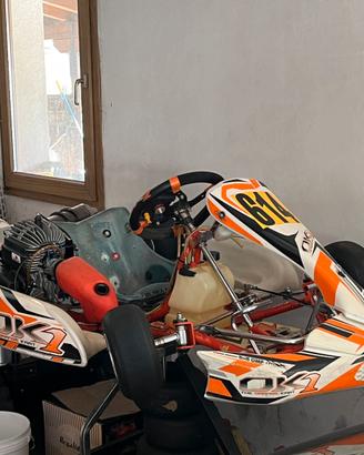 Go Kart OK1 completo di motore TM1  60cc
