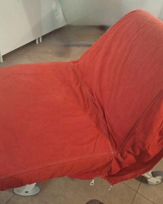divano letto singolo con doghe in legno