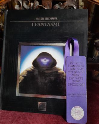 Volume vintage misteri Fantasmi+segnalibro esoteri