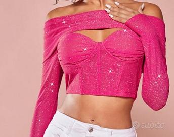 Top luccicoso shein