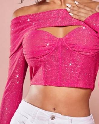 Top luccicoso shein