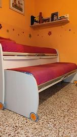 Letto a castello Space di Moretti compact