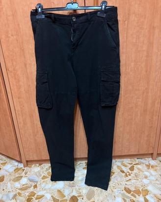 Pantalone Cargo Uomo SOHO Nero Taglia 48 (34)