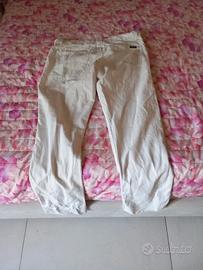 Pantalone bianco w. Parker taglia 52