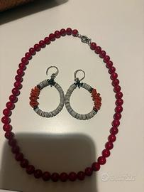 Parure corallo rosso pregiato di Alghero