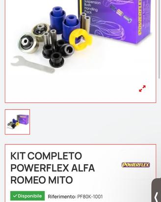 Powerflex alfa romeo mito/ grande punto