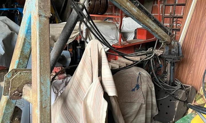 Gru idraulica per trattore