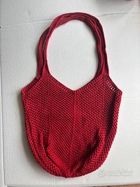Borsa a rete in maglia