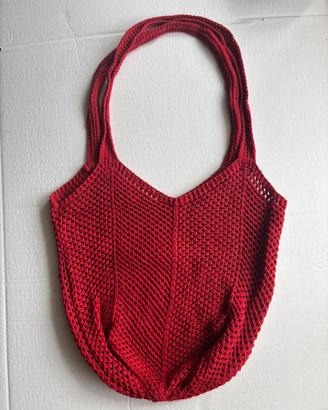 Borsa a rete in maglia