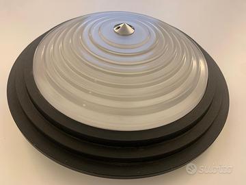 Lampada anni '80 Fontana Arte vetro metallo (nr5)