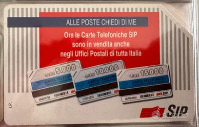 scheda telefonica rarissima SIP