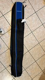 Borsa canne da pesca con doppio scompartimento