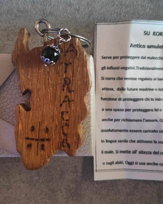 Portachiavi Sardegna con ciondolo Su Kokku