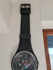 Swatch - orologio gigante nero da parete 
