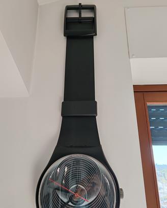 Swatch - orologio gigante nero da parete 