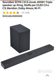 Soundbar LG SC9S 3.1.3, 400 W  NUOVA IMBALLATA