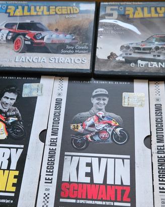 DVD leggende rally e motociclismo 