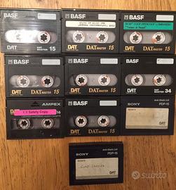 Cassette Dat nr.10 Basf e Sony audio digitale per