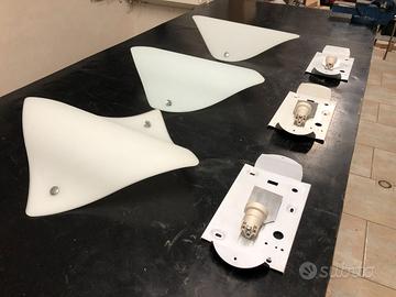 Lampade applique in vetro/metallo