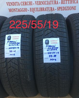 Gomme usate invernali 225/55/19