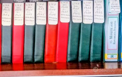 Monete della R.Italiana lire dal 1'948 al 1'999