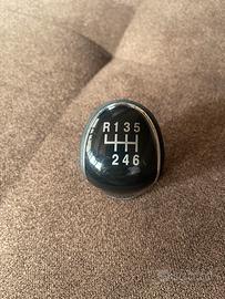 Pomello cambio in pelle 6 marce + R