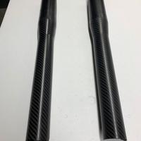 Protezione forcelle lunghi carbonio per moto trial