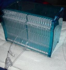 Porta CD/DVD da scrivania Contenitore 50pz Vivanco