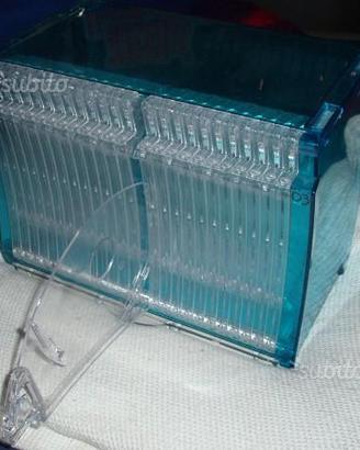 Porta CD/DVD da scrivania Contenitore 50pz Vivanco