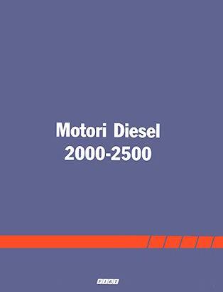 LIBRO MOTORI DIESEL FIAT 2000-2500 - 1980