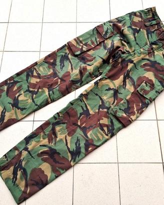 Pantaloni inglesi mimetici DPM anni '90 tg. M