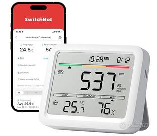 SwitchBot rilevatore di CO2, termometro ambie