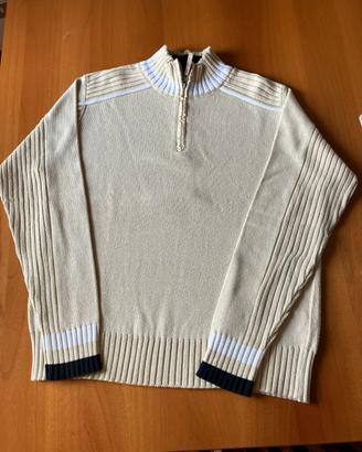 Maglione beige, casual sportivo
