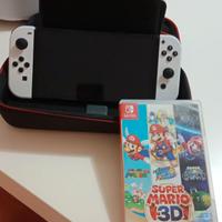 Nintendo Switch OLED e super Mario 3d all star