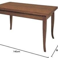 Tavolo allungabile in ciliegio 6–12 posti
