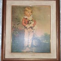 Due cornici dorate con passepartout 