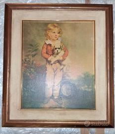 Due cornici dorate con passepartout 