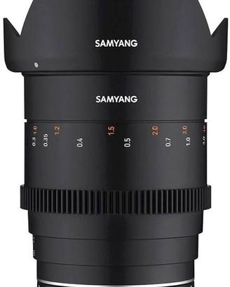 Obiettivo Samyang MF 35mm T1,5 VDSLR MK2 Canon RF