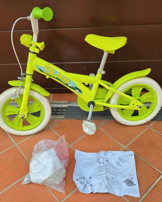 Bicicletta bambini per imparare con rotelle