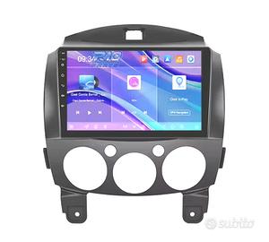 RADIO GPS 9'' ANDROID 13 MAZDA 2 07-14 2 DIN 4GB+6