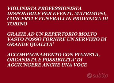 Violinista Torino