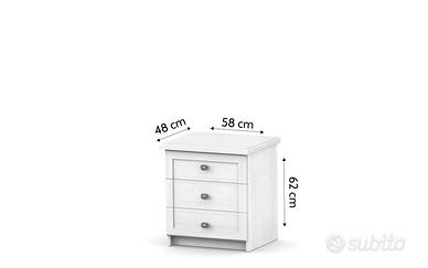 COPPIA COMODINI  NUOVI IN IMBALLO ORIGINALE