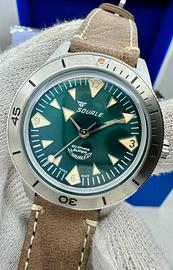 Super Squale Big Arrows Green leather - Nuovo