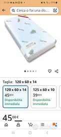Materasso lettino per bambini 120x60x14