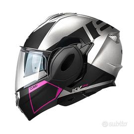 Casco Kappa flip back KV55 BASIC grigio rosa