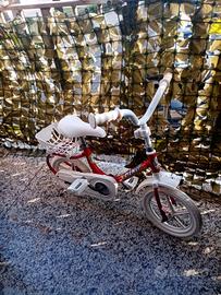 bici unisex per bambini con rotelle 